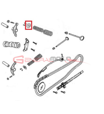 Piattello ergal asp. valvole 160
