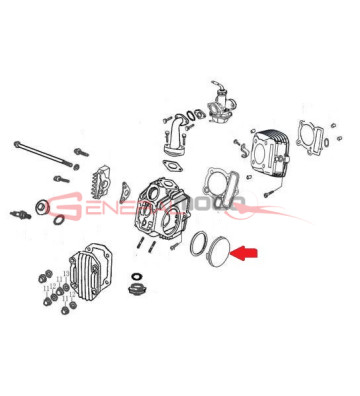 Coperchio testa sx 110 4S
