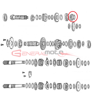 Ingranaggio avviamento 160 4S