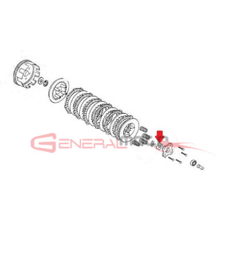 Ghiera frizione 160 ZS