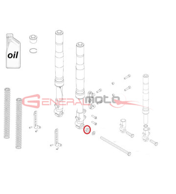 Dado perno ruota anteriore GP-0