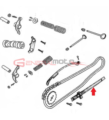 PATTINO SCORRI CATENA 160 4S