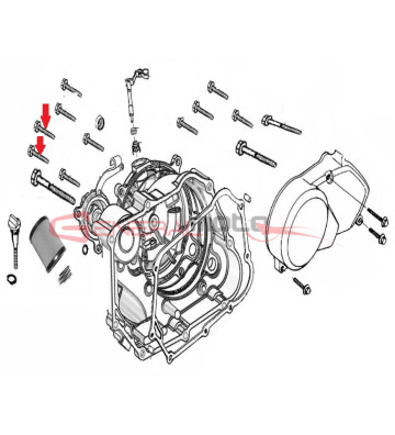 Vite motore 160 ZS M6x16