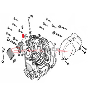 Supporto cavo frizione 160 ZS