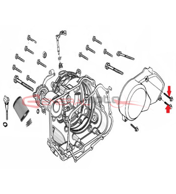 Cover statore/pignone 160 4S