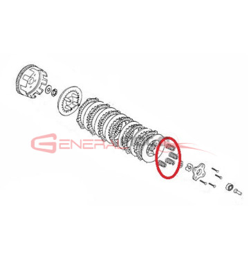 SET DISCHI FRIZIONE ESTERNO 160 4S