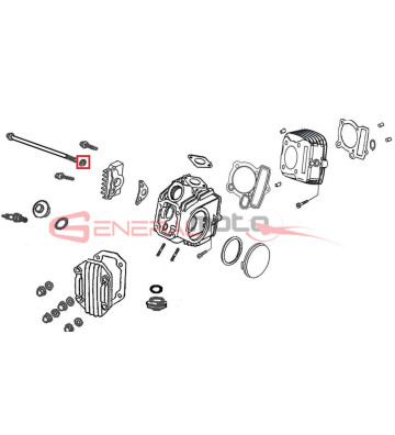 Guarnizione allumino 6.5x12x1 Ohvale 110 4S