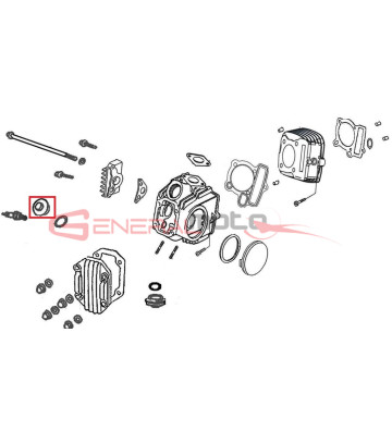 Coperchio valvole Ohvale 110 4S