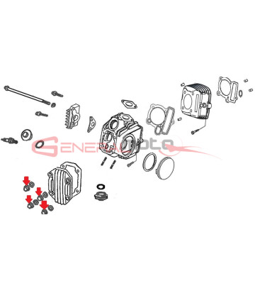 Dado cieco M7 motore Ohvale 110 4S