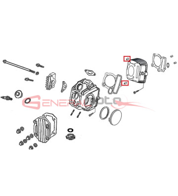 Spina centraggio motore 8x14x7 Ohvale 110 4S