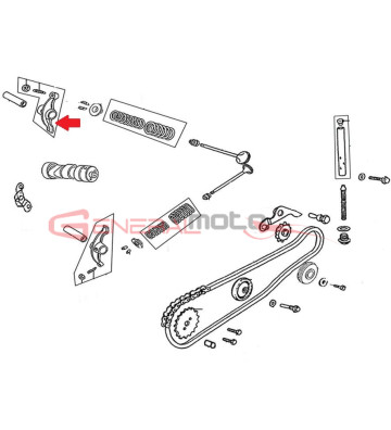Bilancere completo Ohvale 110 4S