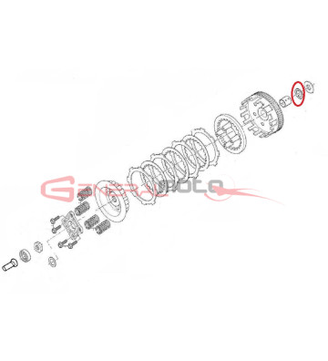 Anello fissaggio frizione Ohvale 110 4S