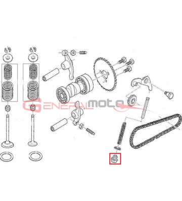 Tappo inferiore tendicatena Ohvale 110 A ZS