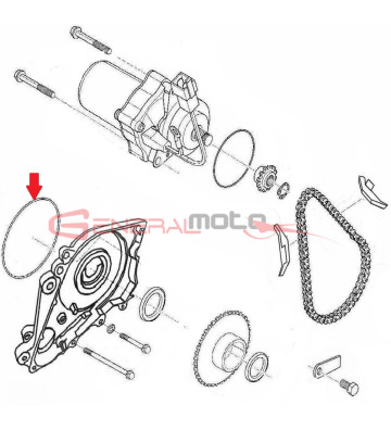 O-ring 106.8x2 Ohvale 110 A ZS
