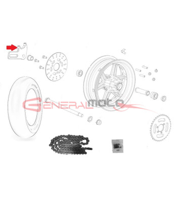 Supporto pinza freno JJUAN