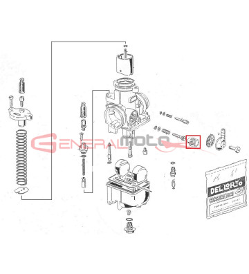 Kit vite reg. valvola gas Dell'Orto PHBH 28