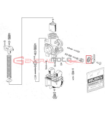 Tappo vaschetta Dell'Orto PHBH 28