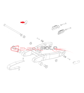 Rondella perno forcellone...