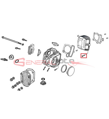 Vite motore M6x30 Ohvale...
