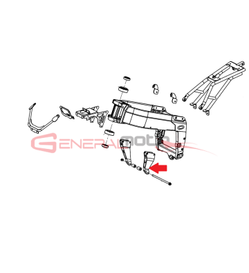 Supporto anteriore sinistro...