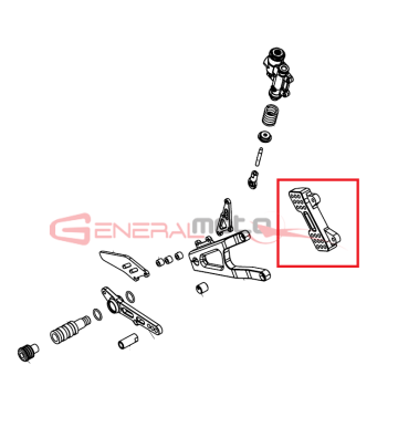 Supporto regolazione pedana...