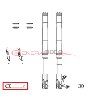 Perno ruota ant. Ohvale GP-7