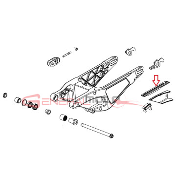 Pattino guida catena Ohvale...