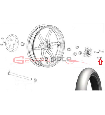 Dado M10 autoblocc. OHVALE...