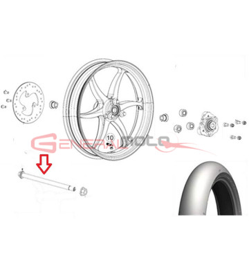 Perno ruota posteriore...