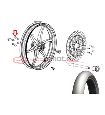 TAPPO VITE DISCO DX OHVALE...
