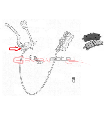 Pompa freno anteriore...