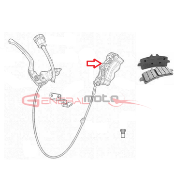 Pinza freno anteriore...