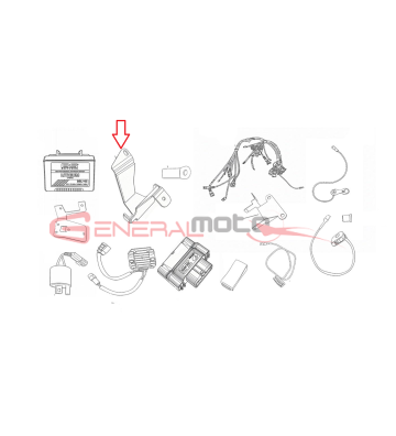 Vano batteria Ohvale GP-7