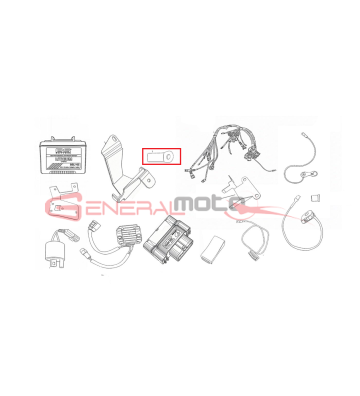 Staffa fissaggio batteria...