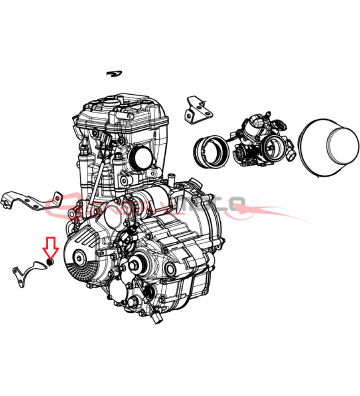 DISTANZ. PROTEZIONE PIGNONE...