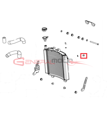 TAPPO M10 - RADIATORE...