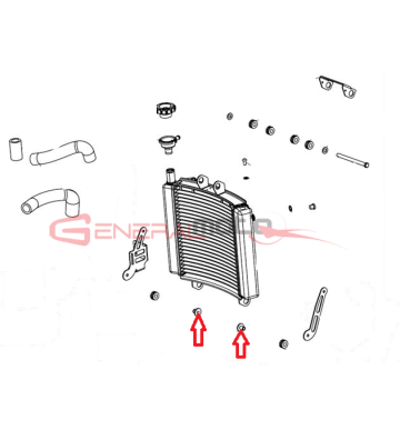 Boccola fissaggio radiatore...