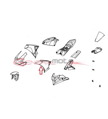 Carena laterale sinistra...