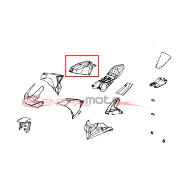 Cover serbatoio verniciata...