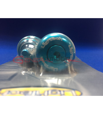 Contrappesi manubrio Lightech Honda colore azzurro